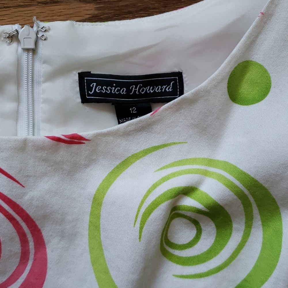 FUN Jessica Howard 12 dress w/ grosgrain belt - Picture 9 of 11